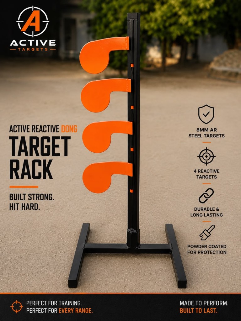 Reactive Gong Target Rack