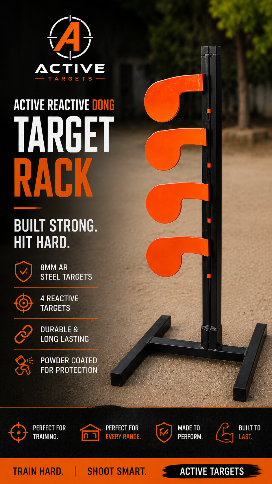 Dwelling tree Reactive Target Rack